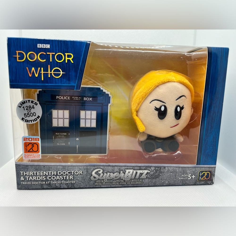 Doctor Who Thirteenth Doctor & TARDIS Coaster Set